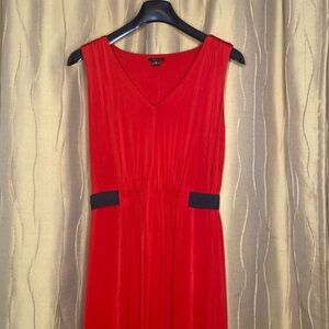 IMAN Red Maxi Dress